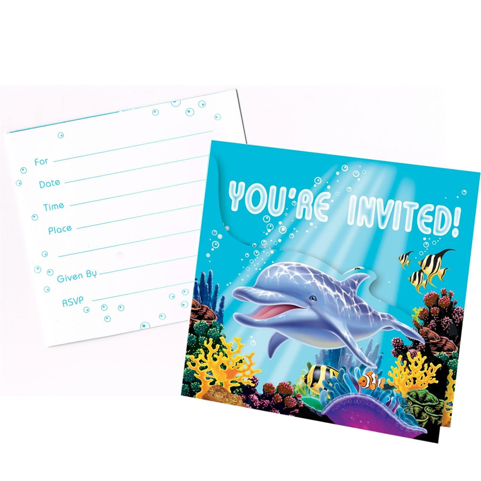 Ocean Party Invitations (Pack of 8)