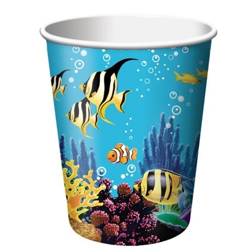 Ocean Party Paper Cups (Pack of 8)