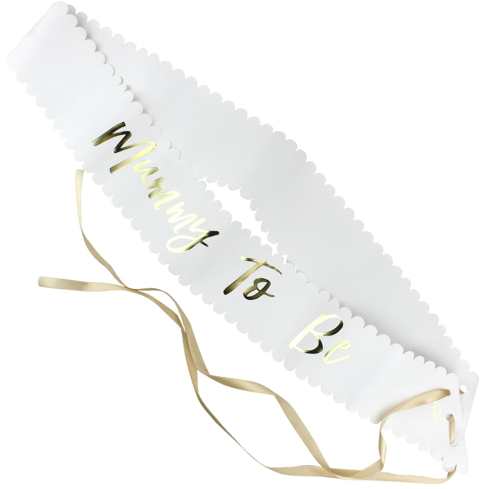 Ginger Ray Oh Baby Mummy to Be Paper Sash