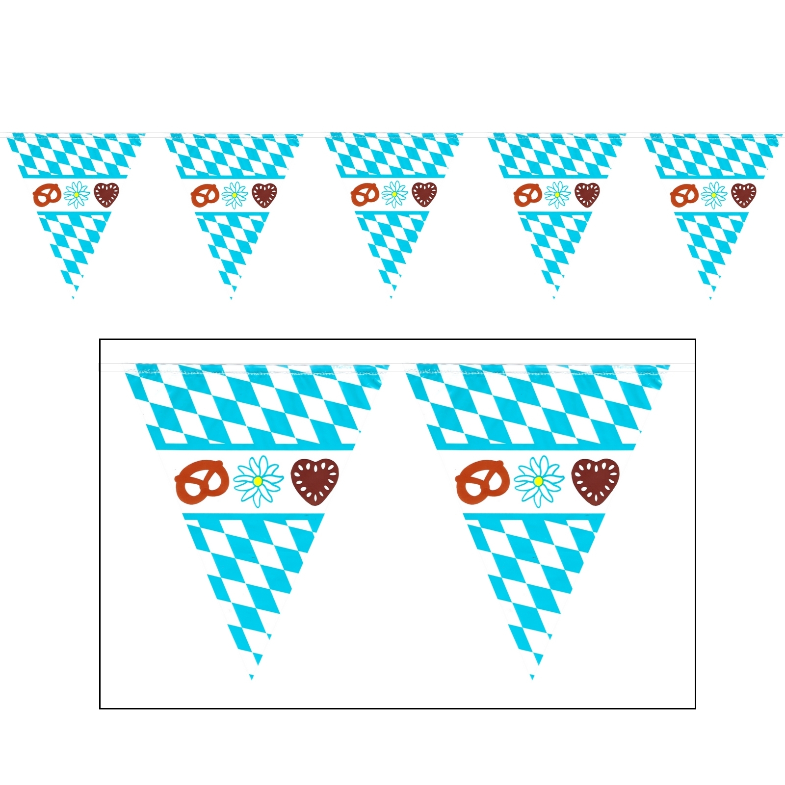 Oktoberfest Plastic Flag Banner 2.7M