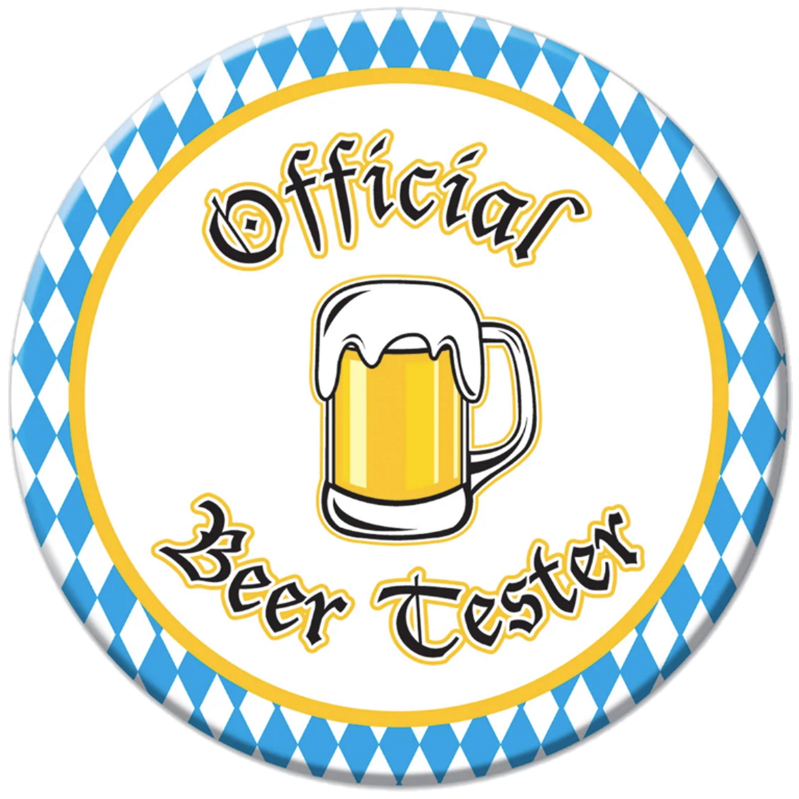  Oktoberfest Official Beer Tester Badge