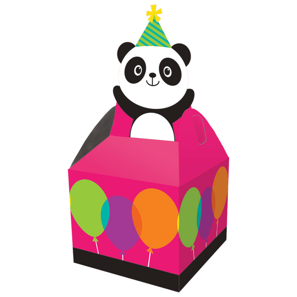Panda-Monium Lolly/Treat Boxes (Pack of 8)