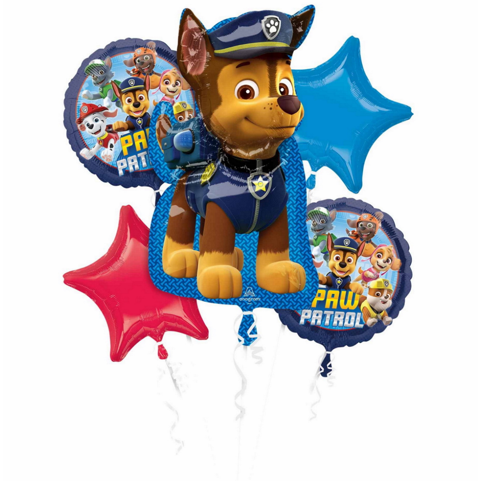 Paw Patrol Helium Balloon Bouquet