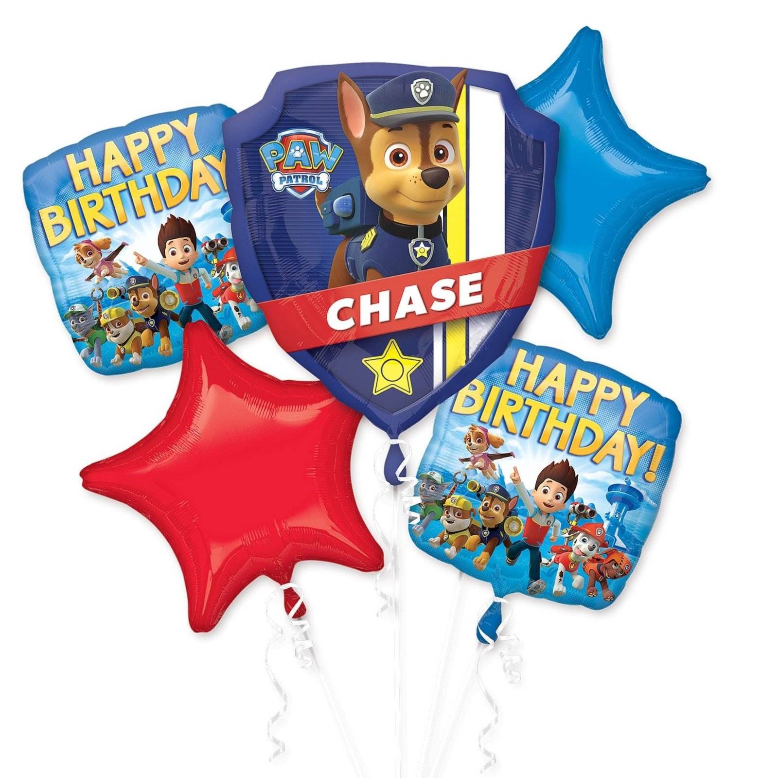 Paw Patrol Helium Balloon Bouquet