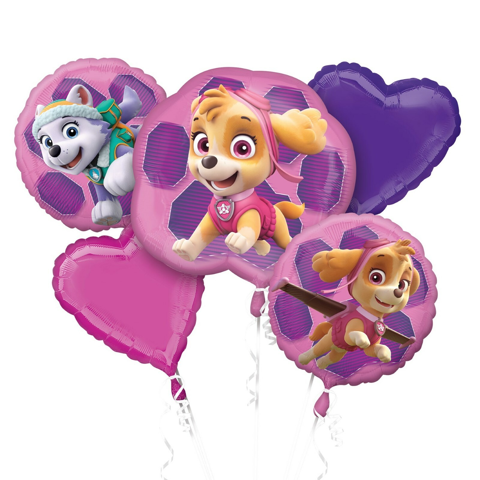 Paw Patrol Girl Helium Balloon Bouquet