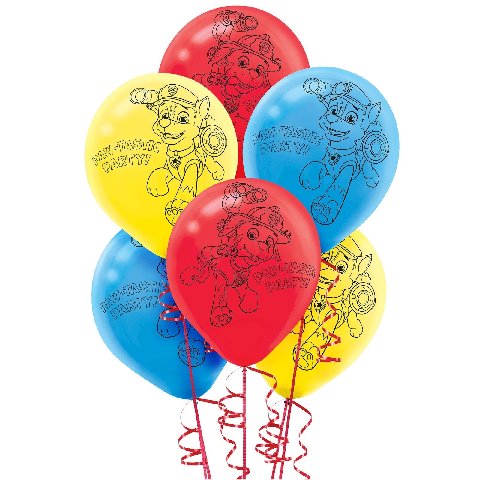 Paw Patrol Balloons (Pack of 6)