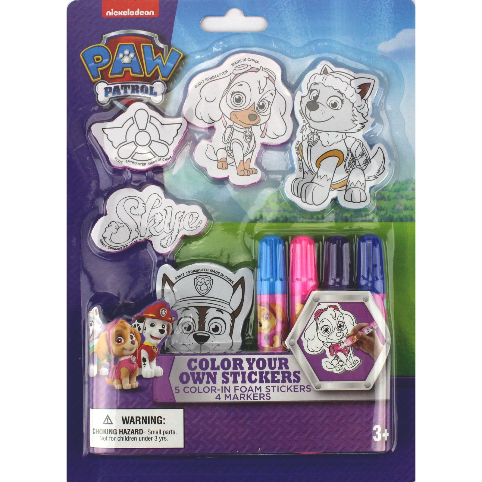 Paw Patrol Colour Your Own Sticker Set
