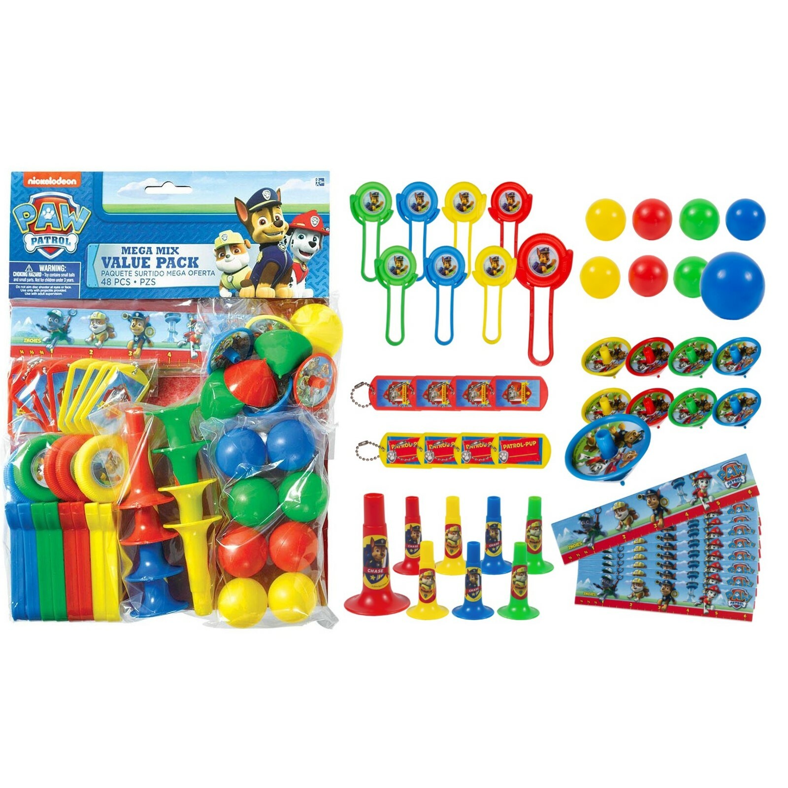 Paw Patrol Mega Value Favour Pack (48 Pieces)