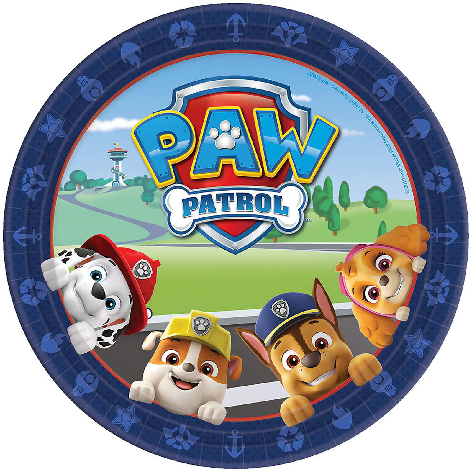 Paw Patrol Adventures Large Paper Plates (Pack of 8)