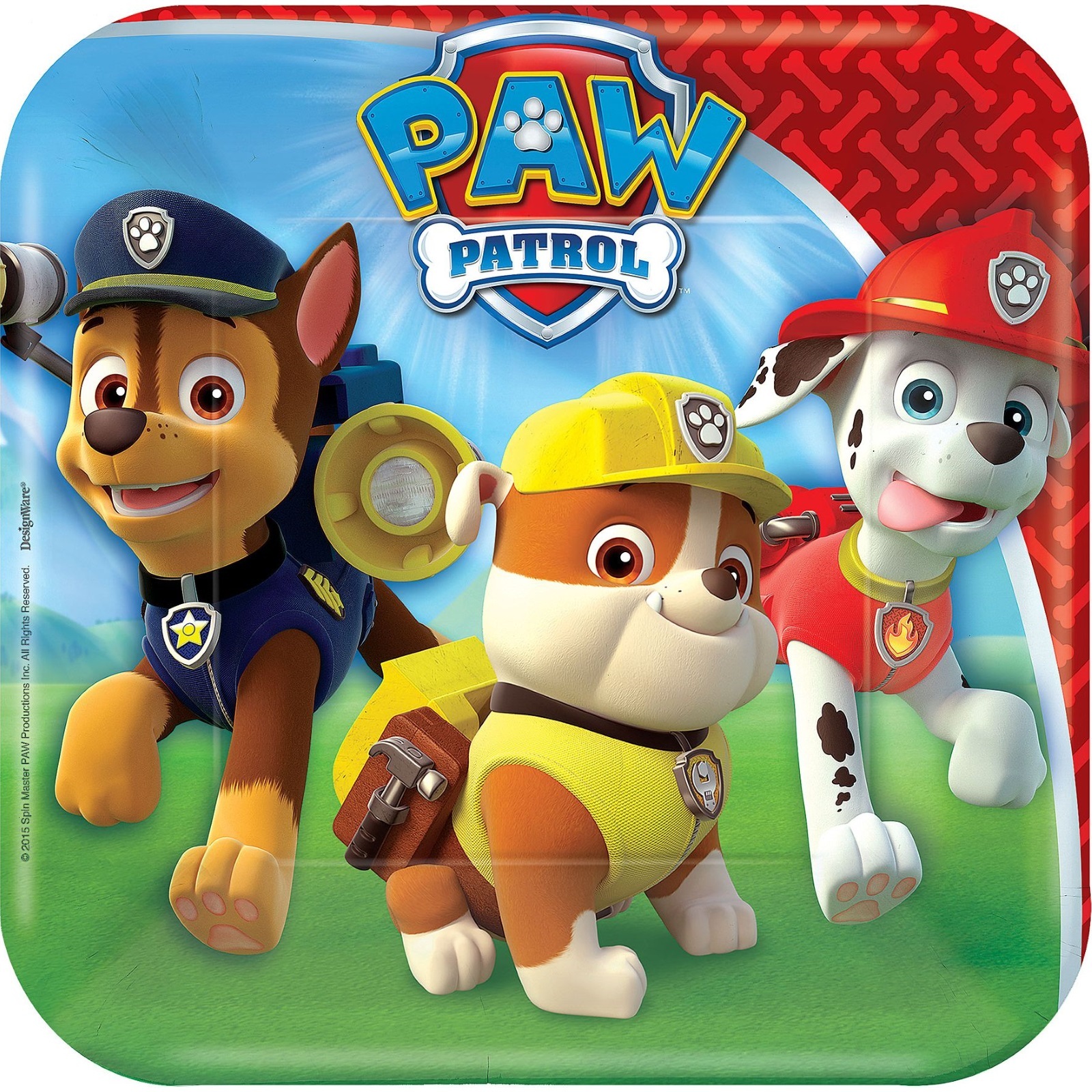 Paw Patrol Small Paper Plates (Pack of 8)