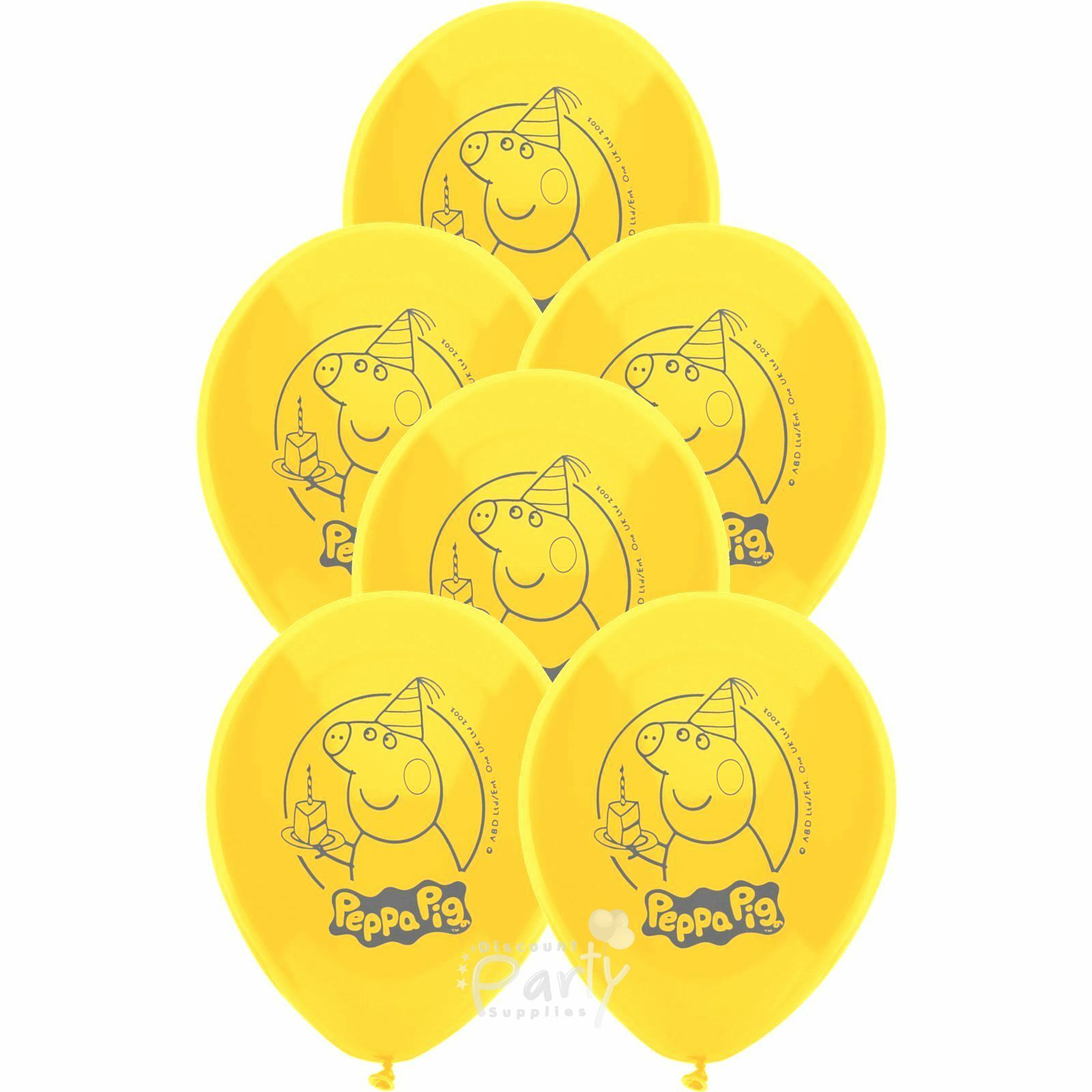 Peppa Pig Balloons (Pack of 6)