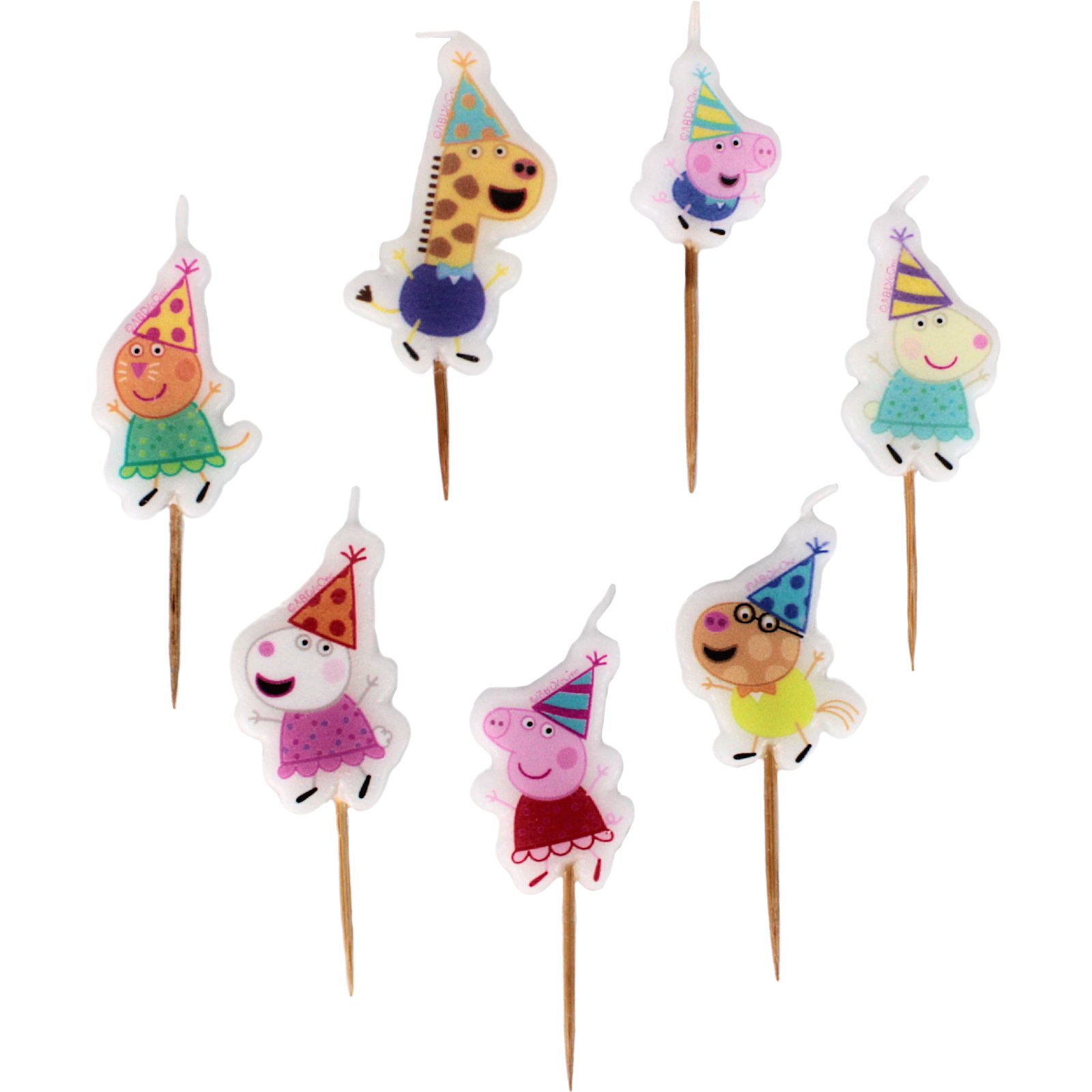 Peppa Pig Party Candles (Set of 7) 