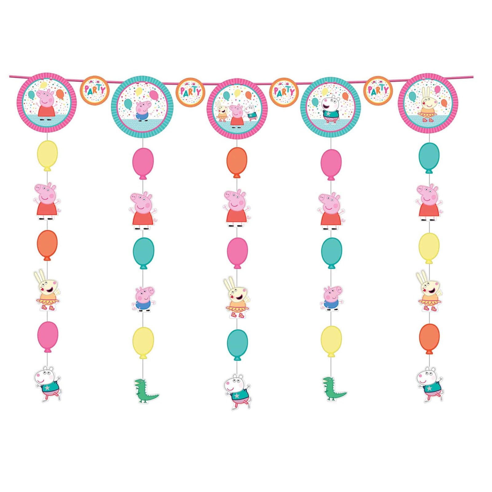 Peppa Pig Confetti String Banner Kit