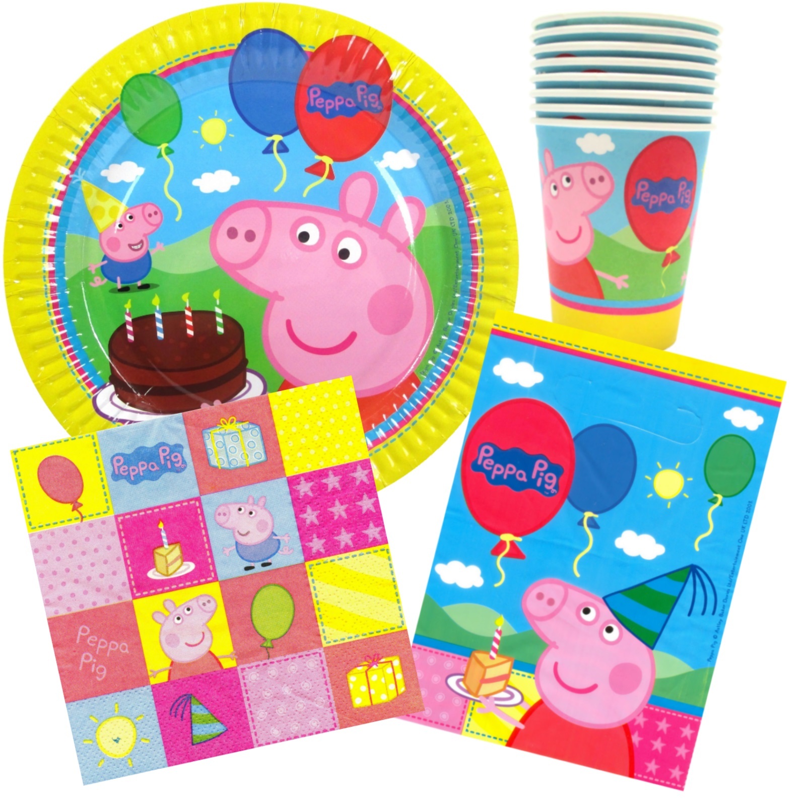 Peppa Pig Party Pack (For 8 Guests)