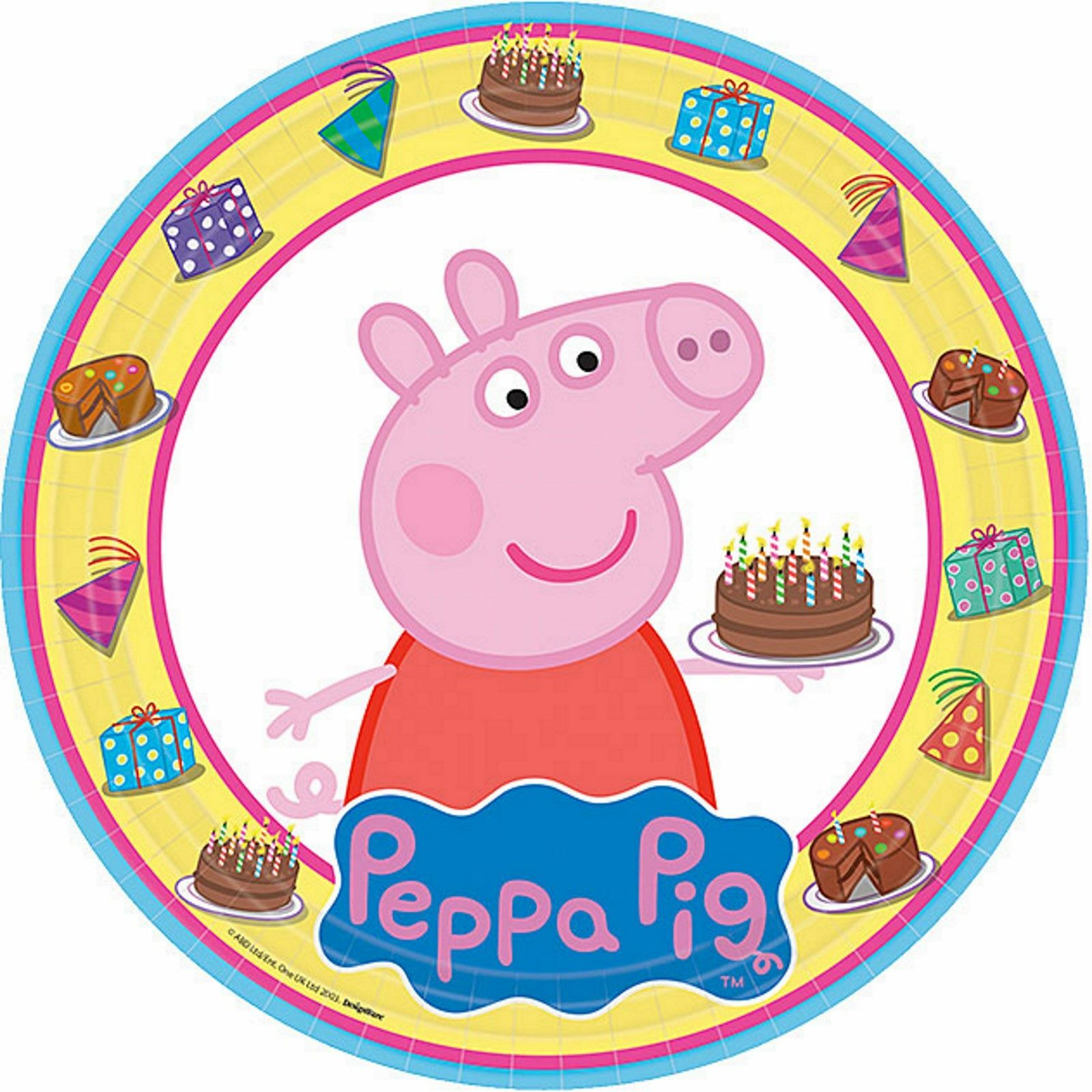 Peppa Pig Large Paper Plates (Pack of 8)