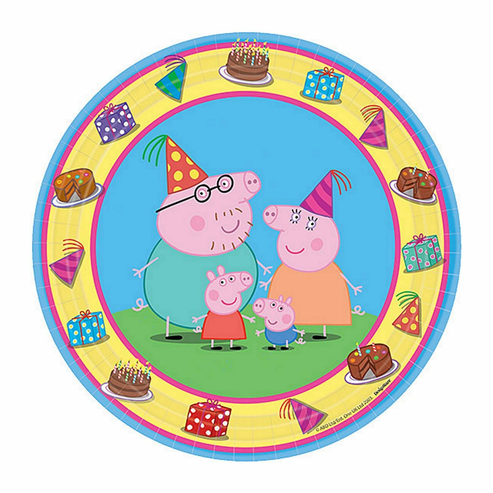 Peppa Pig Small Paper Plates (Pack of 8)
