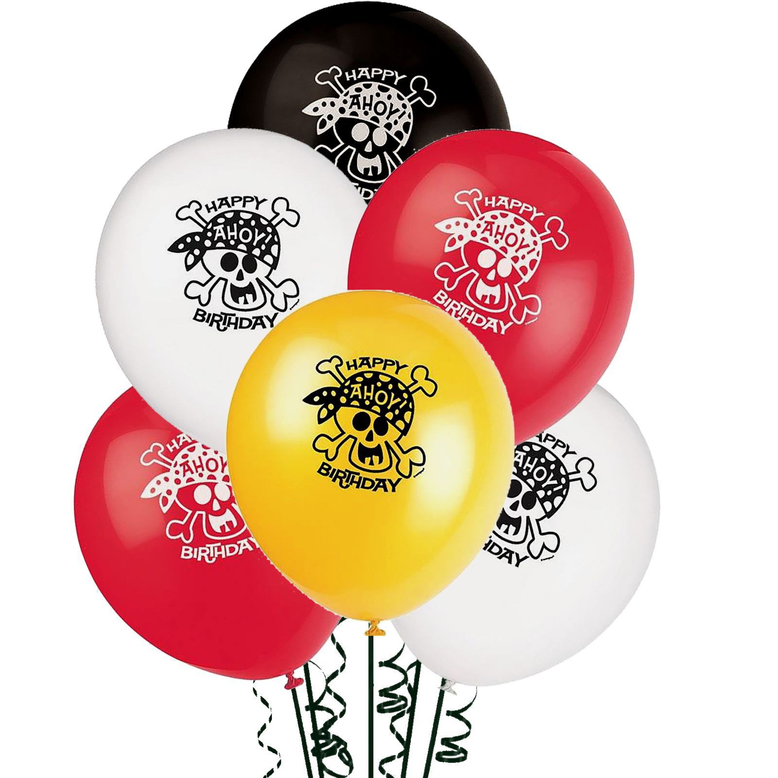 Pirate Fun Balloons (Pack of 8)