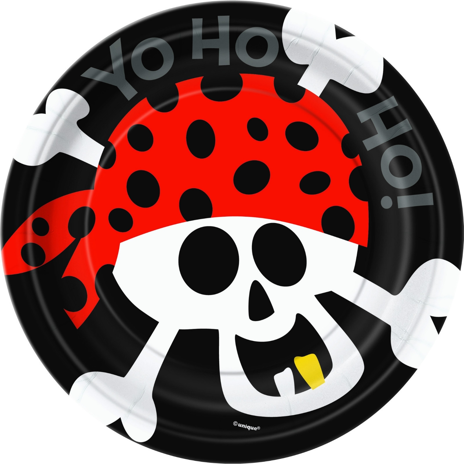 Pirate Fun Small Paper Plates (Pack of 8)