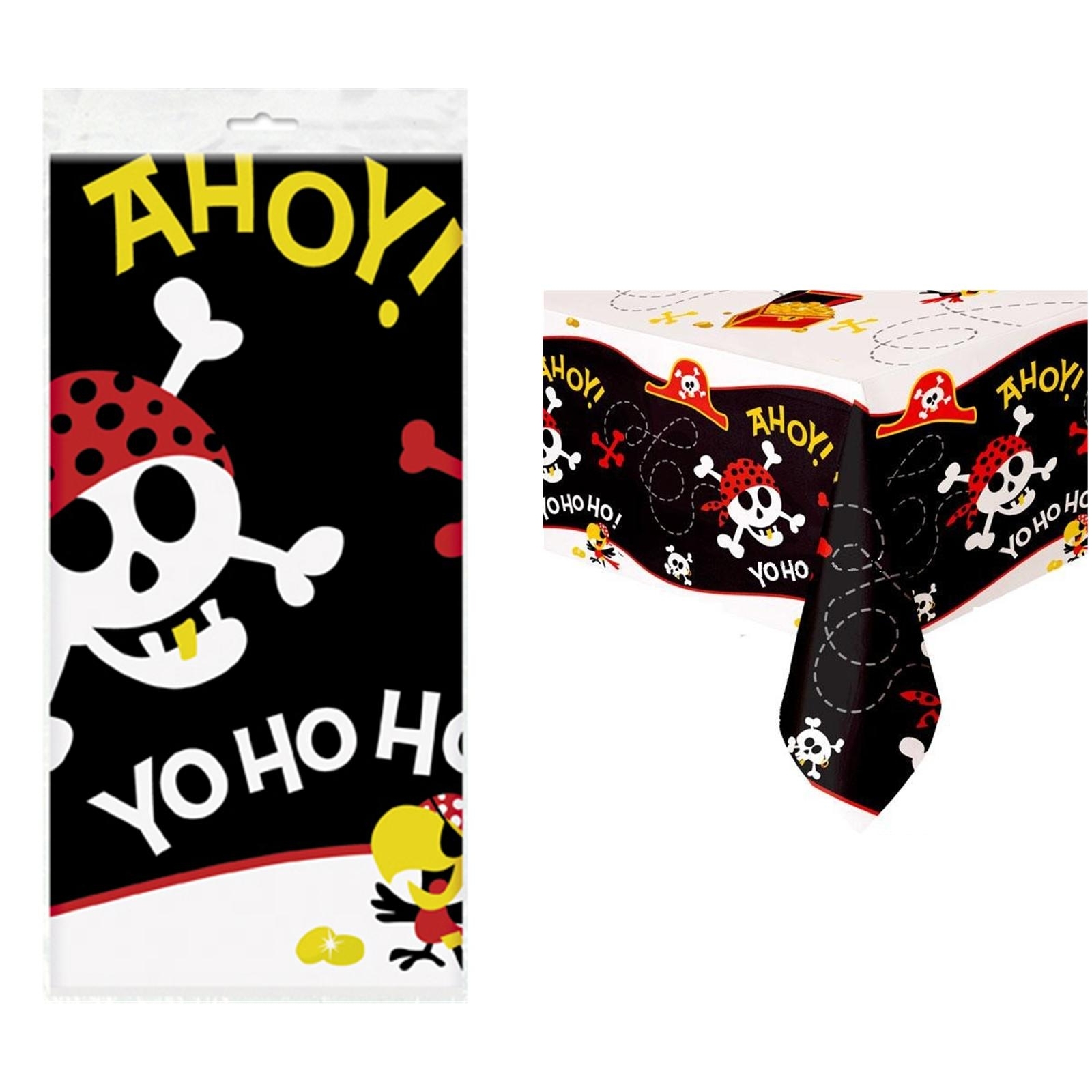 Pirate Fun Plastic Tablecloth