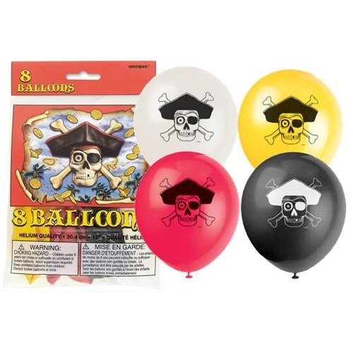 Pirate Balloons (Pack of 8)