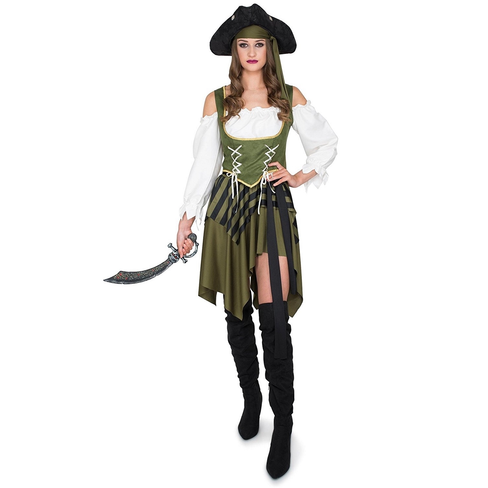 Swashbuckler Lady Ladies Costume Small
