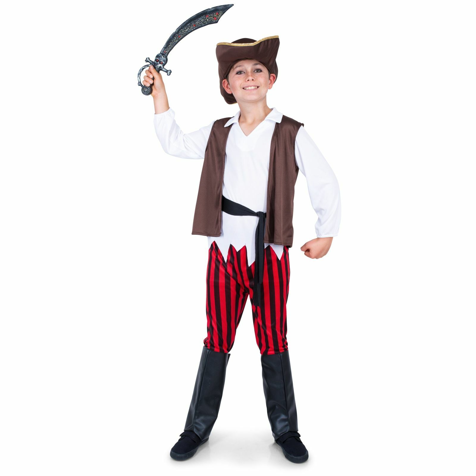 Ship Mate Pirate Boy Costume Medium