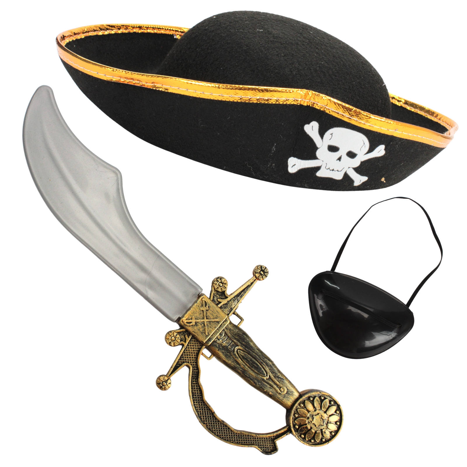 Kids Pirate Costume Accessory Set