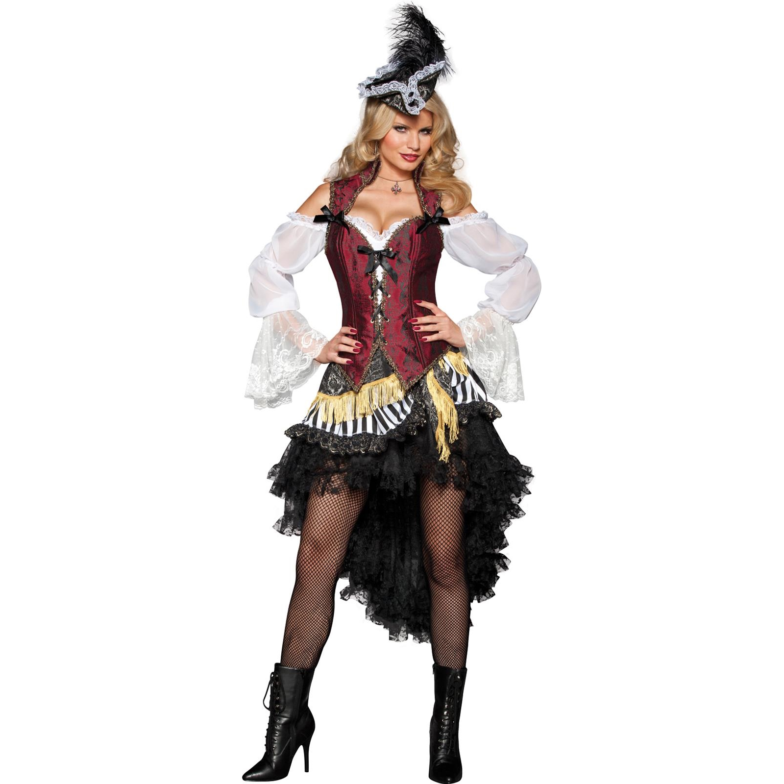 Pirate's Treasure Adult Costume XS