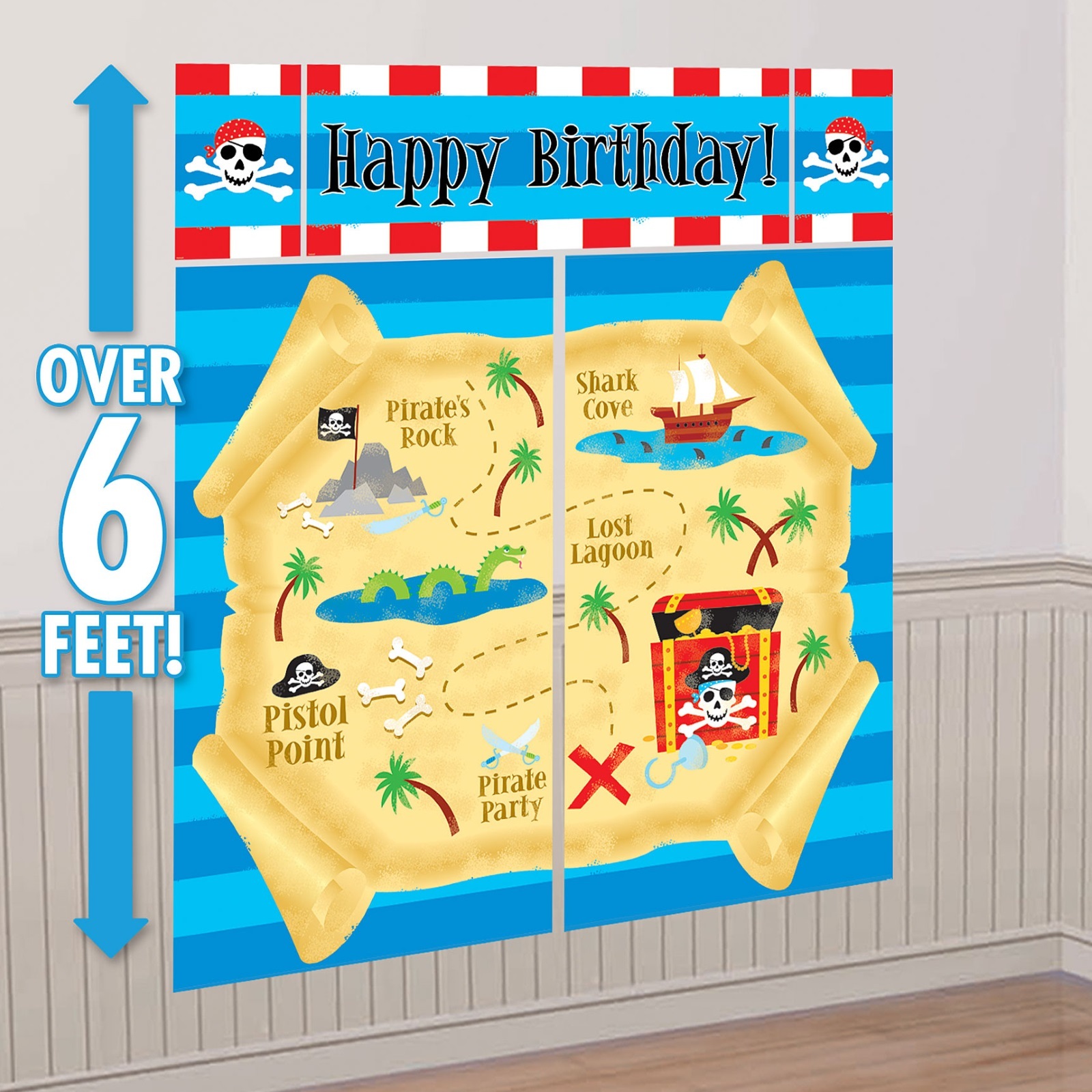 Pirate Scene Setter Wall Decorations