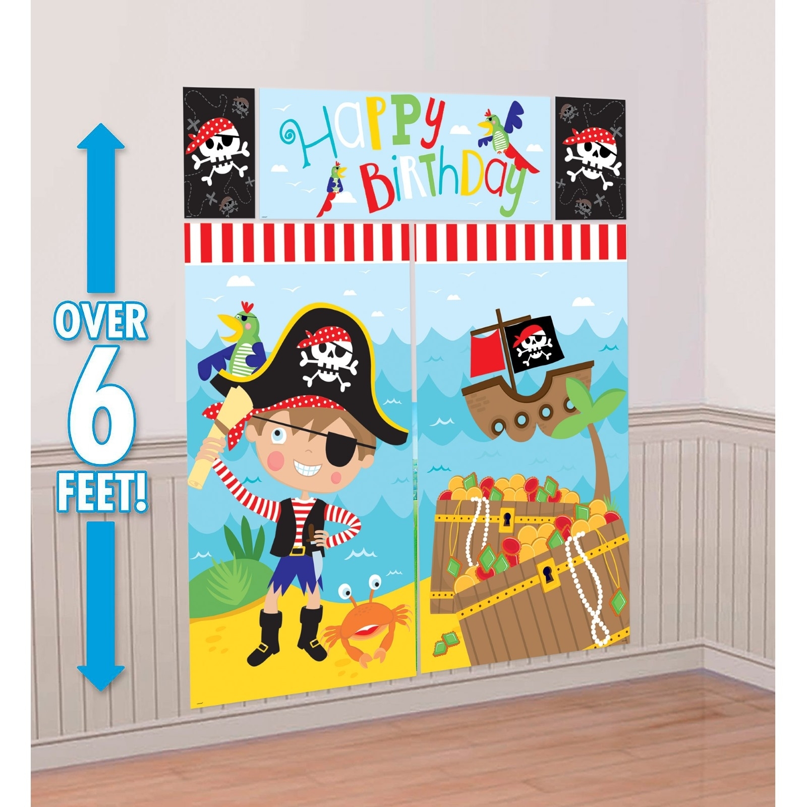 Little Pirate Wall Decorating Kit