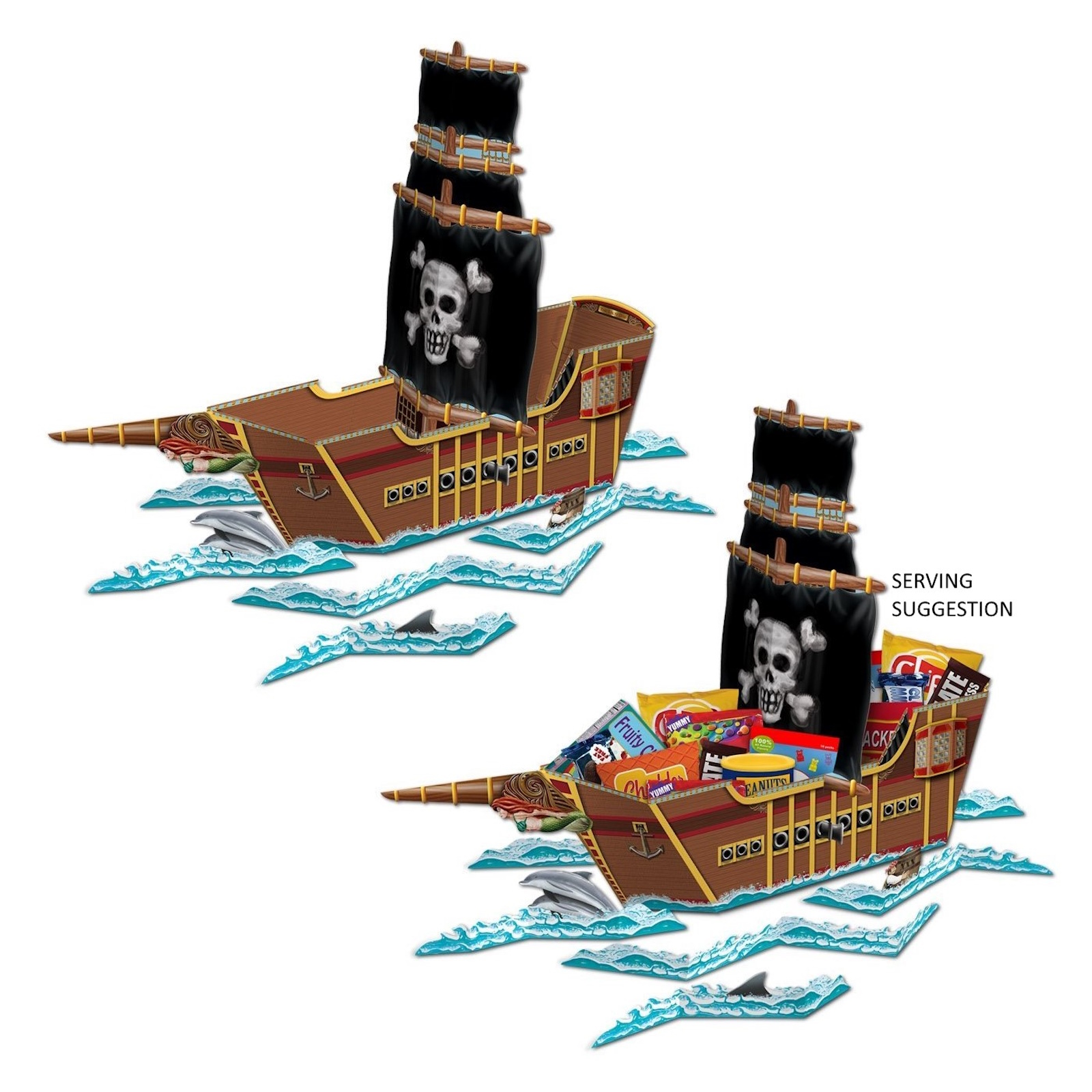 Pirate Ship Centrepiece