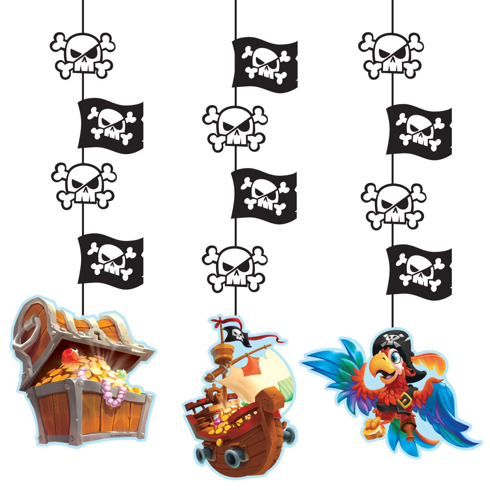 Pirate Treasure Hanging Decorations