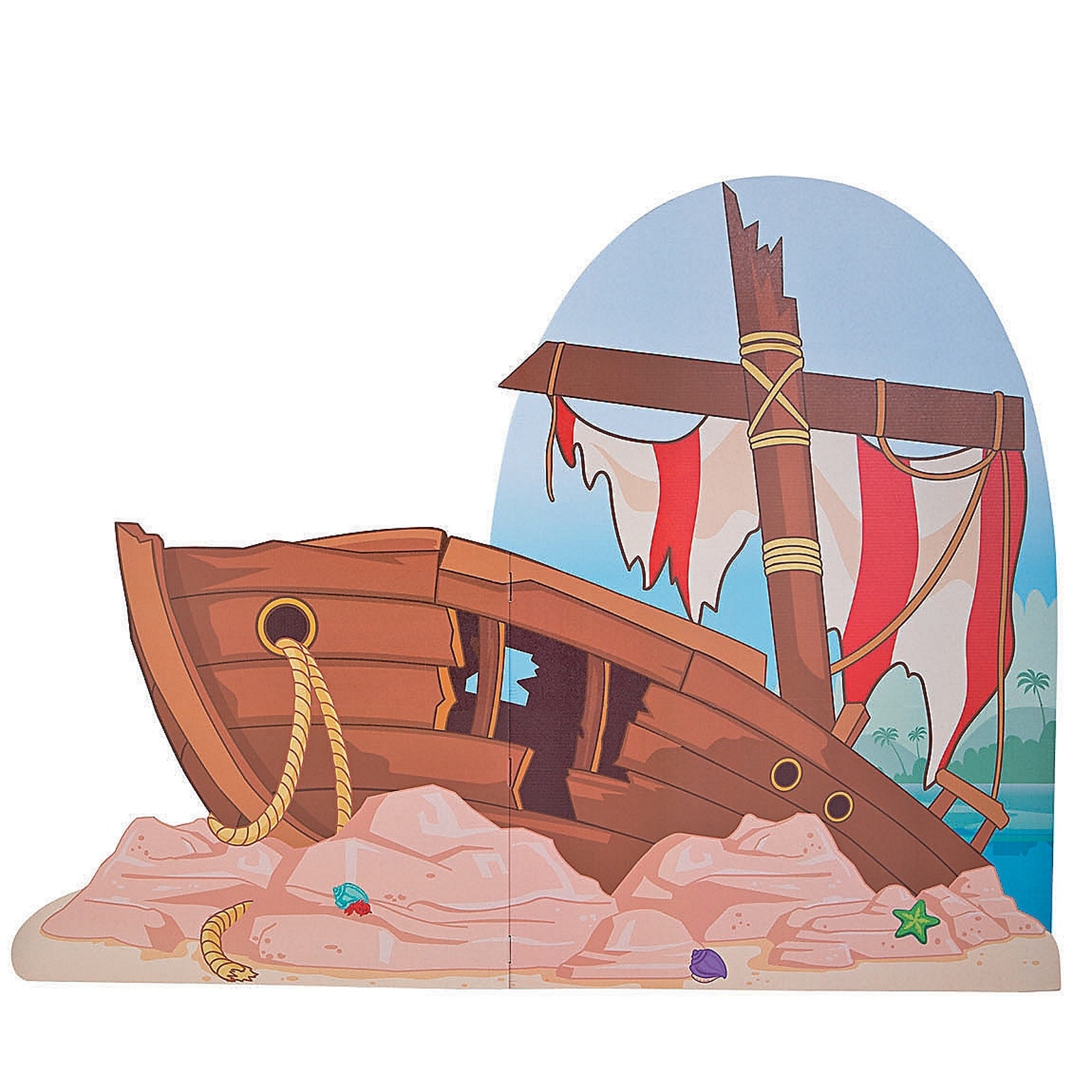 Pirate Ship Stand Up Photo Prop