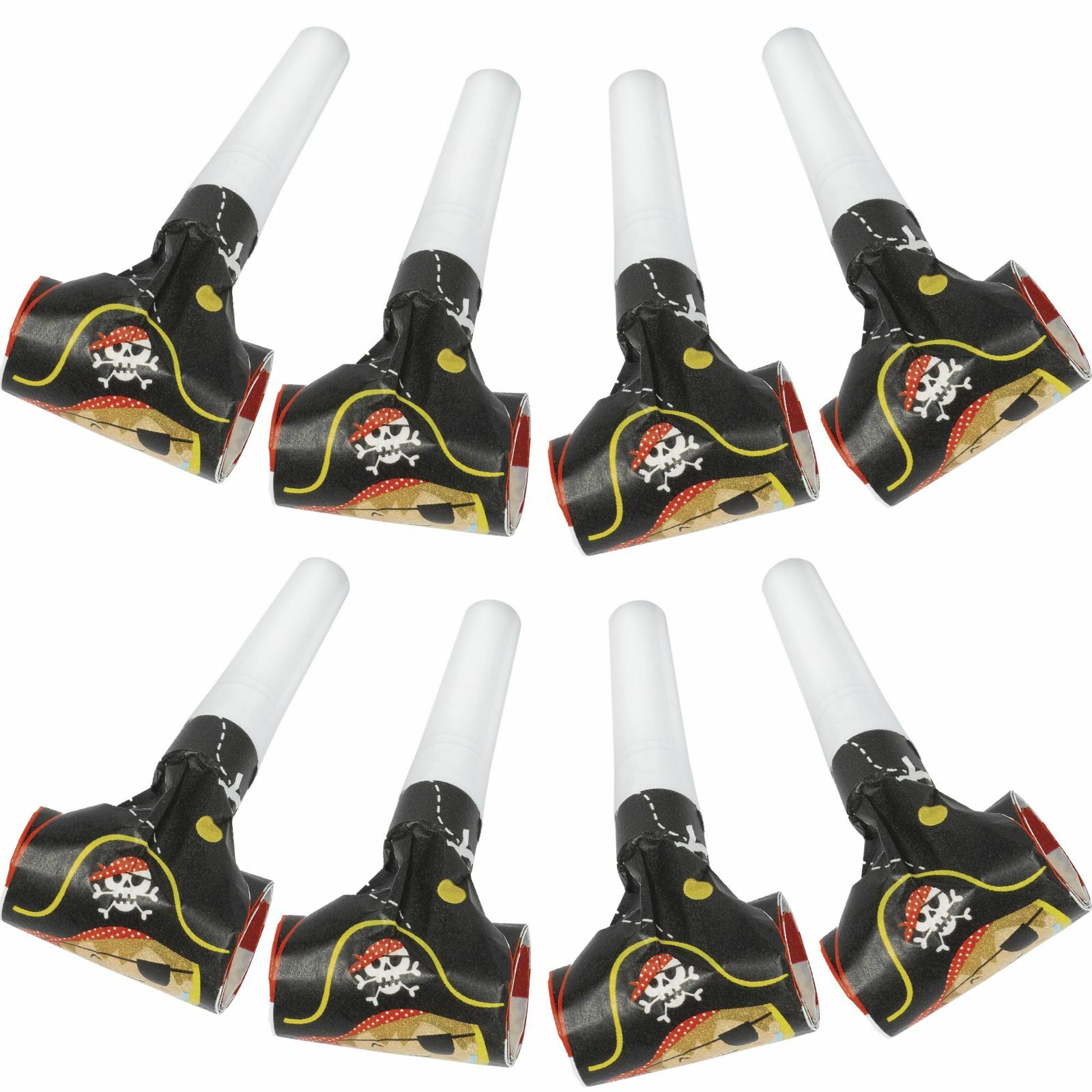 Little Pirate Party Blowers (Pack of 8)