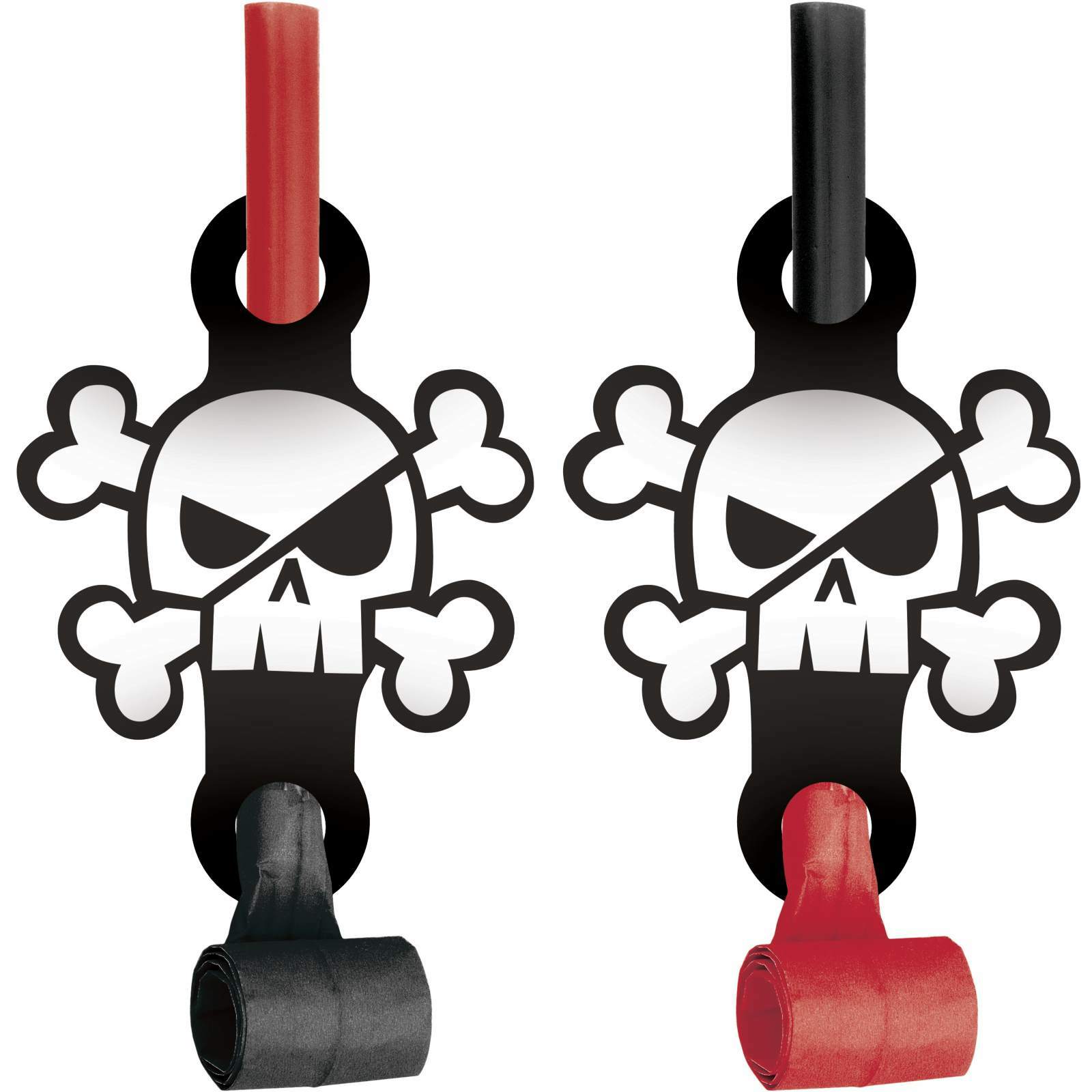 Pirate Treasure Party Blowers (Pack of 8)