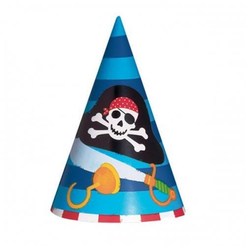 Pirate Party Hats (Pack of 8)