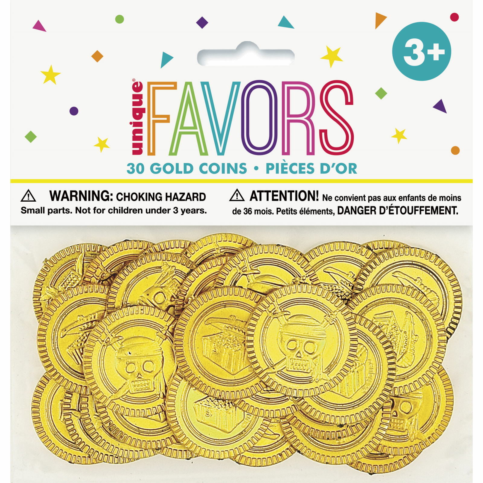 Pirate Treasure Gold Coins (Pack of 30)