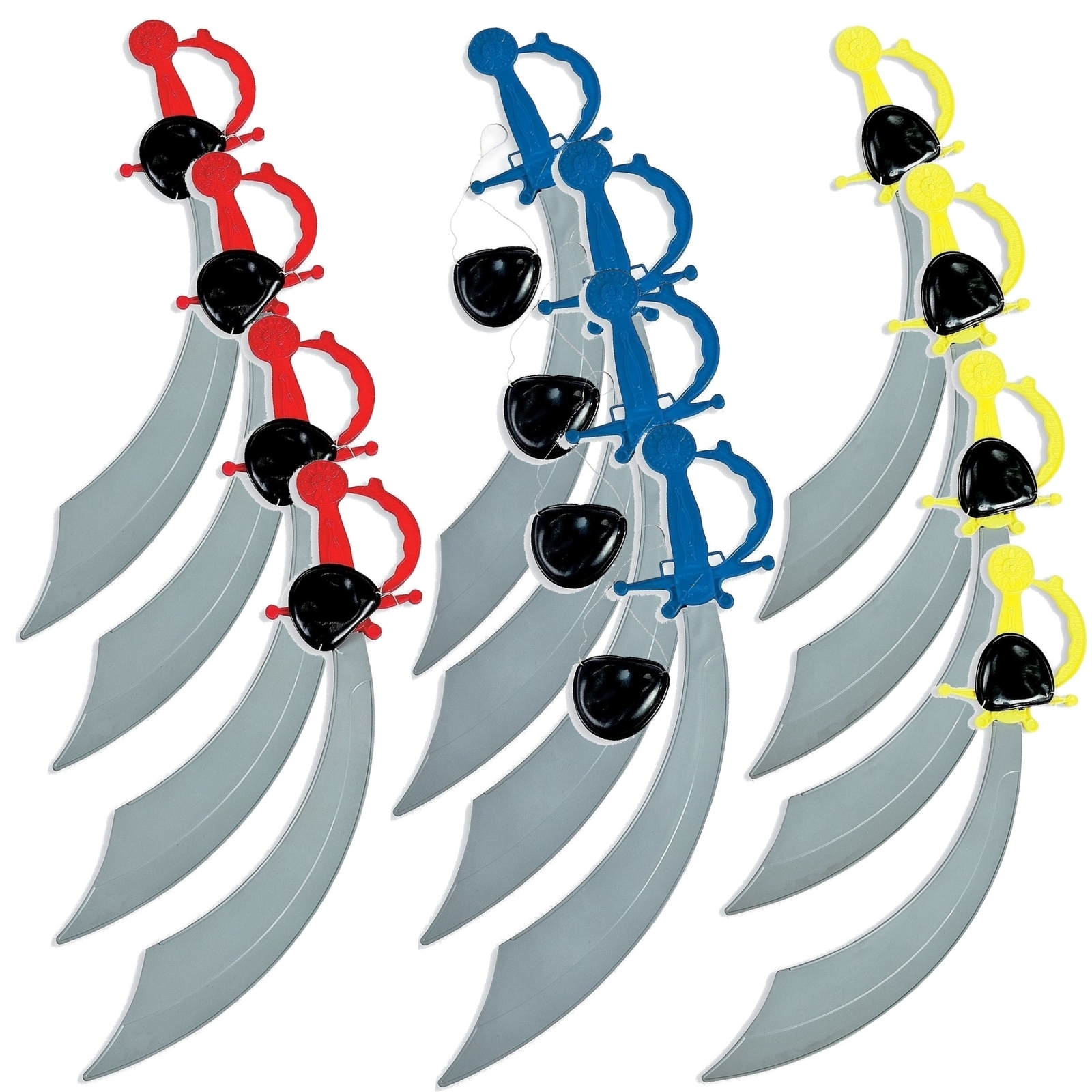 Pirate Sword and Eye Patch (Pack of 12)