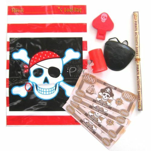 Pirate Pre-Filled Lolly/Treat Bag