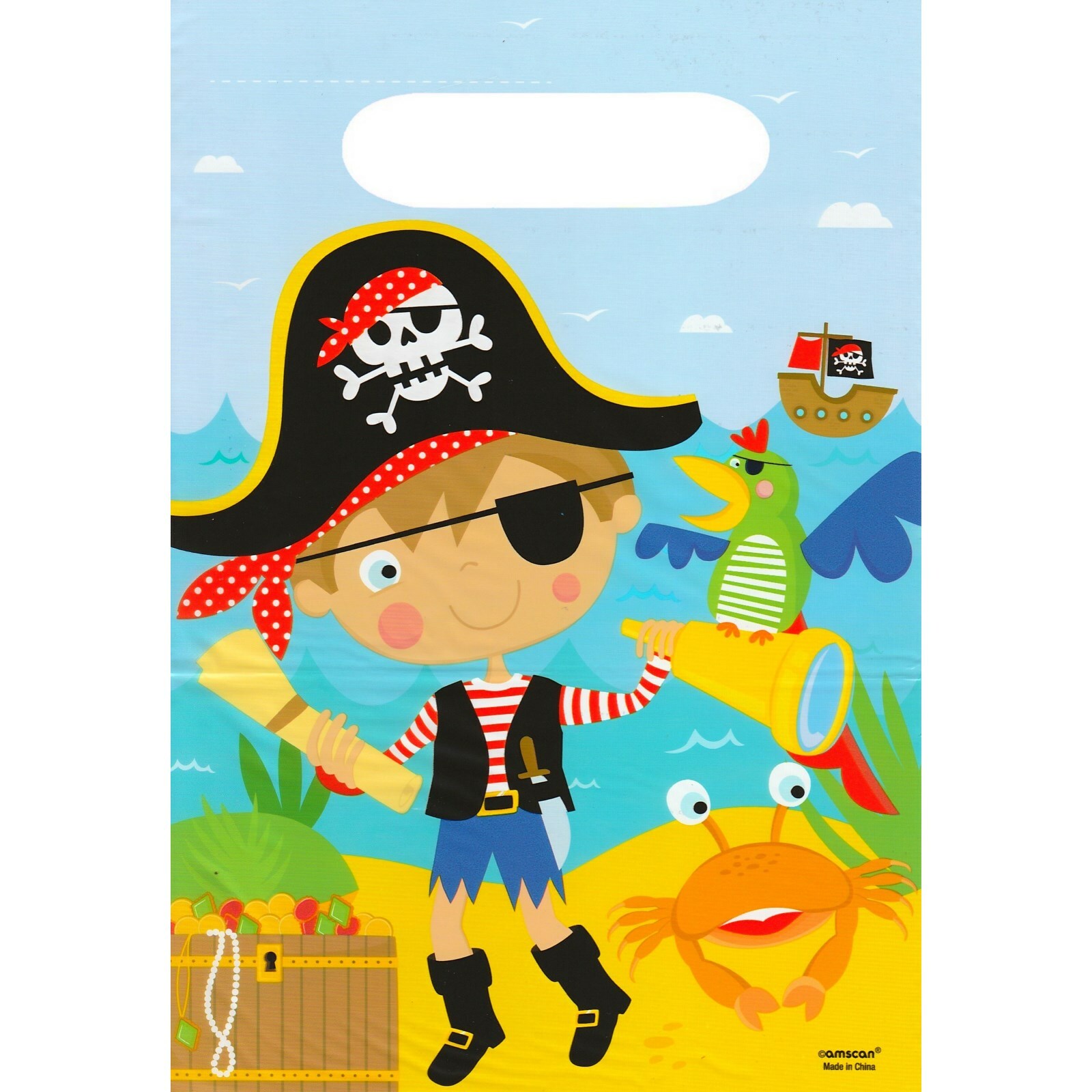 Little Pirate Lolly/Treat Bags (Pack of 8)
