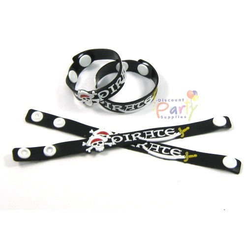 Pirate Rubber Wristband