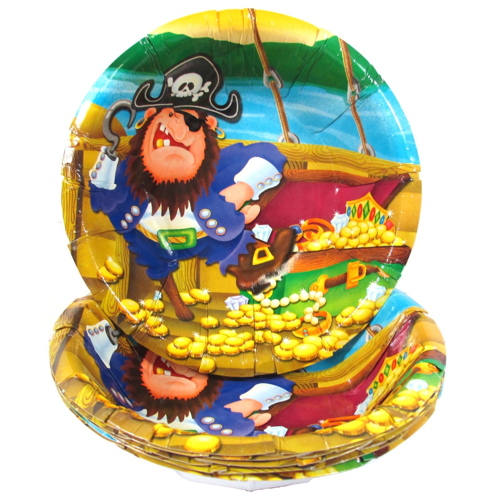 Pirate Captain Paper Bowls (Pack of 6)