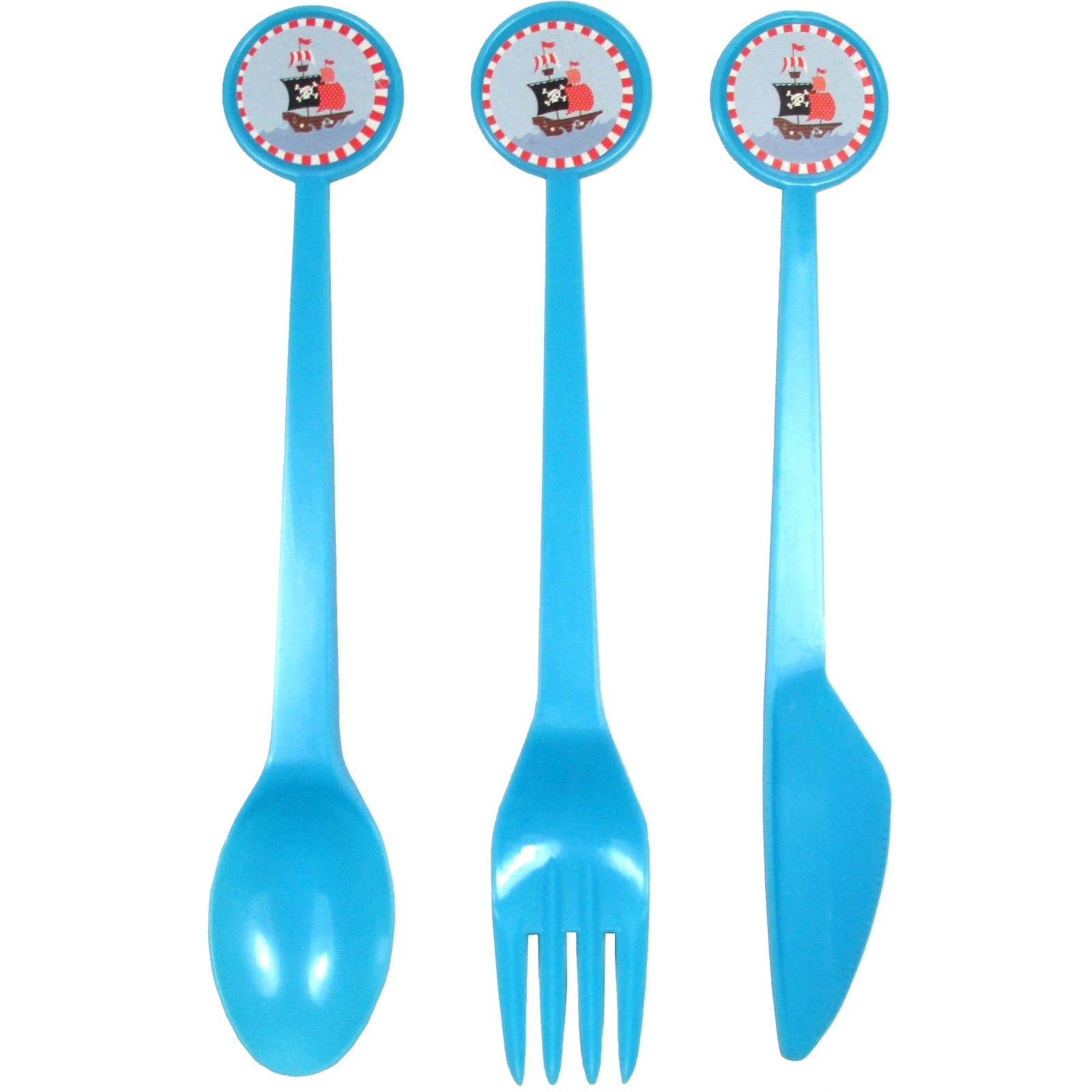 Pirate Plastic Cutlery (Pack of 24)