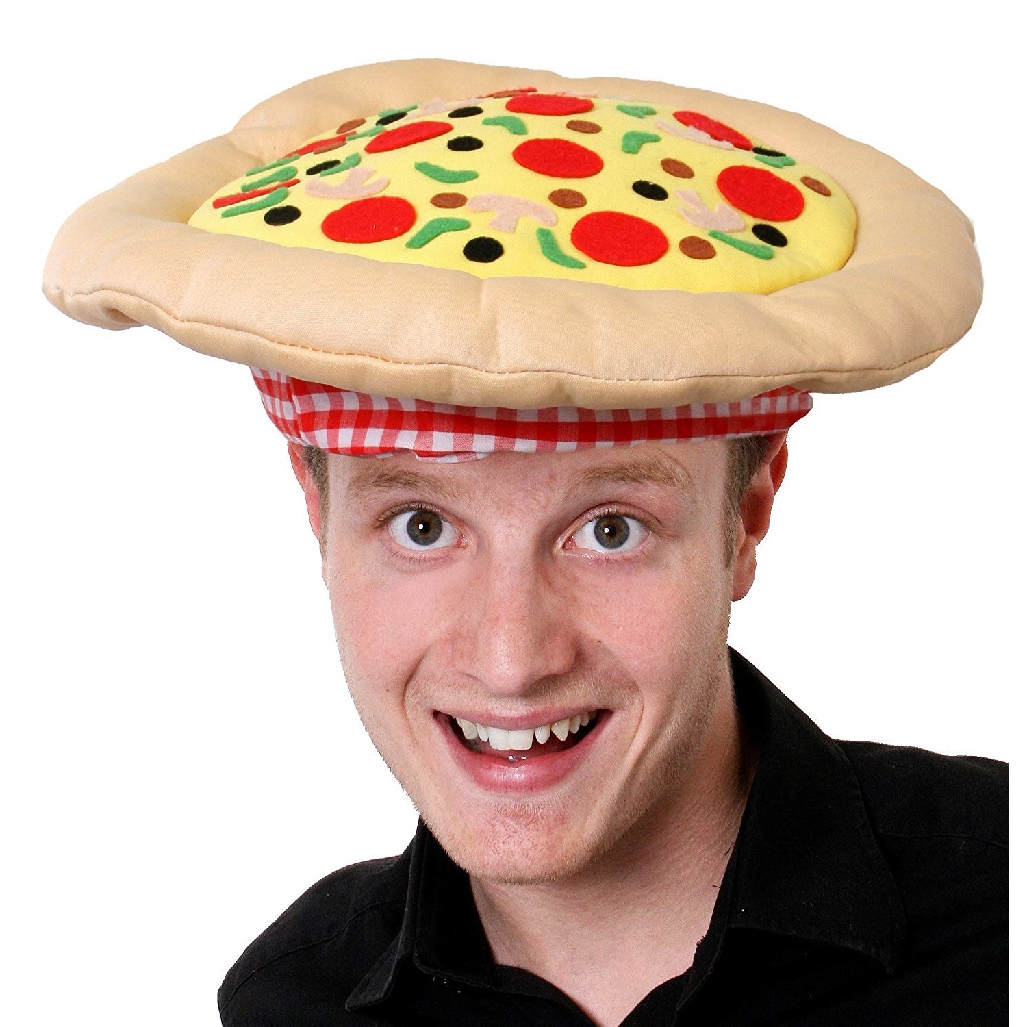 Plush Pizza Hat