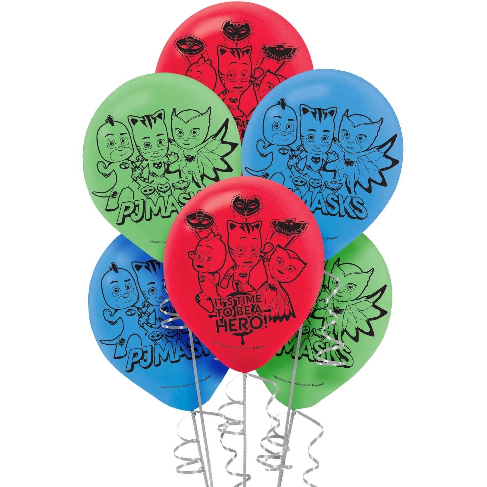 PJ Masks Balloons (Pack of 6)