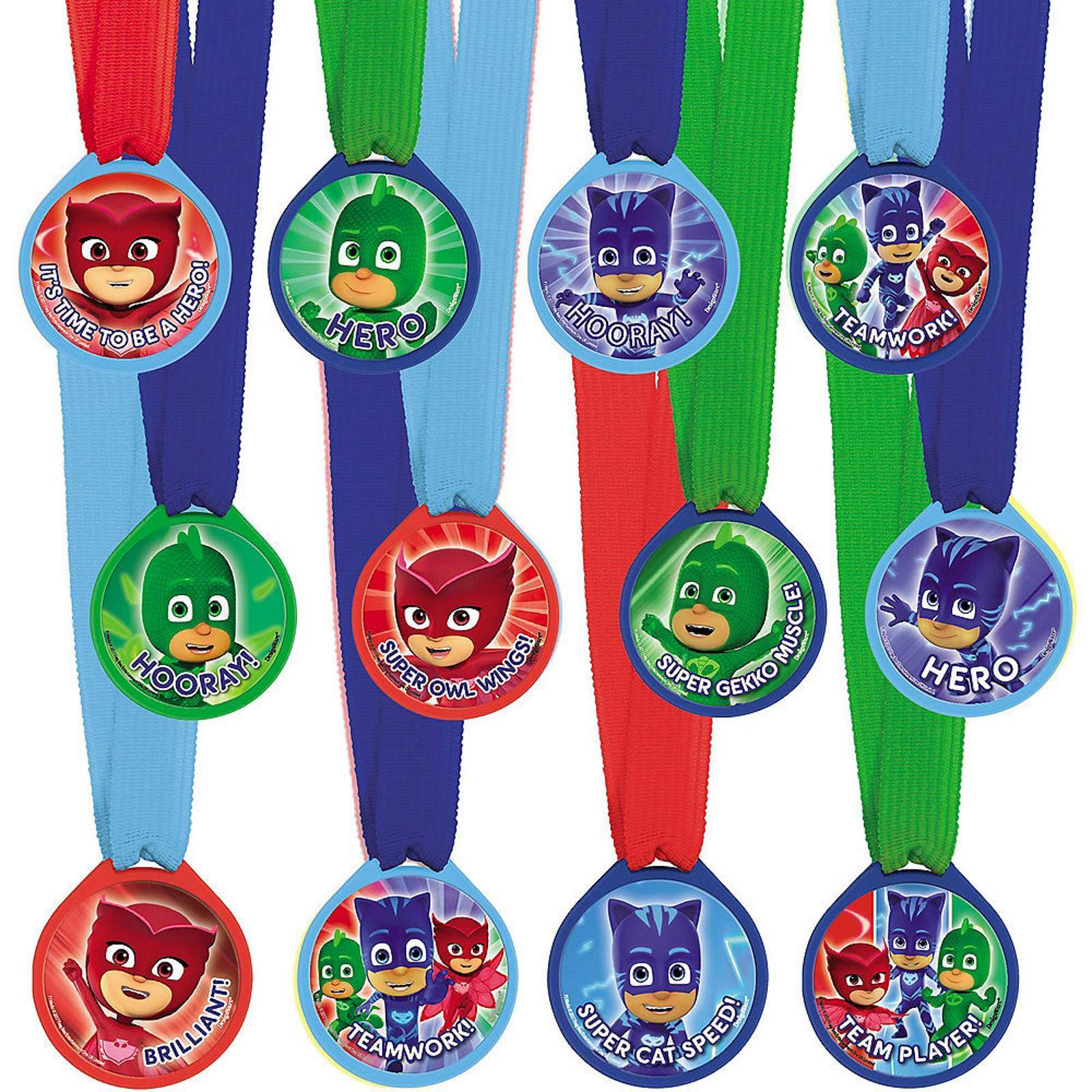 PJ Masks Award Medals (Pack of 12)