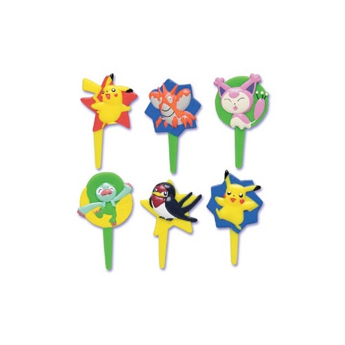 Pokemon Cupcake Picks (Pack of 12)
