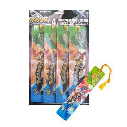 Pokemon Bookmarks (Pack of 4)