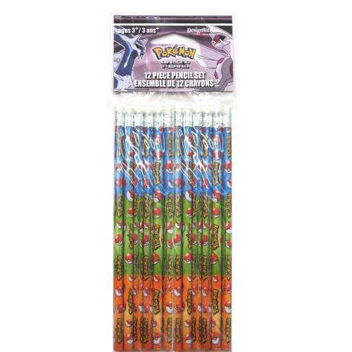 Pokemon Pencils (Pack of 12)