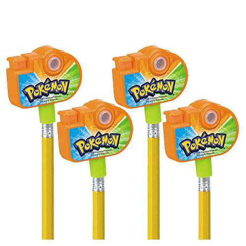 Pokemon Pencil Top Viewers (Pack of 4)